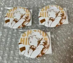 日向翔陽　缶バッジ　仙台観光特使就任記念Ver.　3点セット