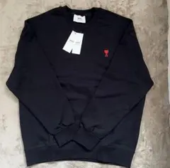 AMI PARIS アミパリス スウェットトレーナー 黒 L 新品タグ付