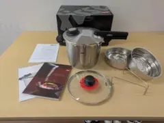 未使用品　フィスラー(Fissler) 圧力鍋　コンフォート　6L　ガラス蓋付き 未使用品 フィスラー(Fissler) 圧力鍋 コンフォート 6L ガラス蓋
