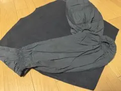LUCA/LADY LUCK LUCA異素材ドッキング ボリューム袖 ニット