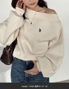 【U.S.POLO ASSN.】 ワンショルスウェット