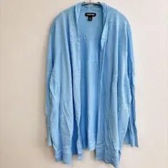 YLEVE イレーヴ カーディガンDRY COMPACT COTTON BLUE - メルカリ