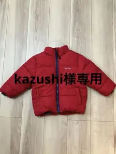 レッド 中綿コート 100cm