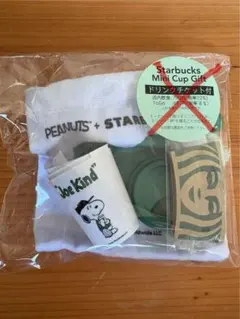 ⭐︎本日限りセール　スターバックス PEANUTS ミニカップギフト チケット無し