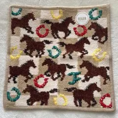 【完売品】FEILER フェイラー ハンカチ スプリントホース ベージュ