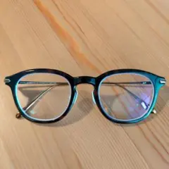 【美品】Zoff メガネ ウェリントン クラシック ZJ221059_49A1