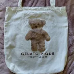 GELATO PIQUE ベア柄 トートバッグのサムネイル