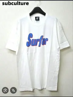 SC SUBCULTURE サブカルチャー ハイビスカス サーフボード Tシャツ
