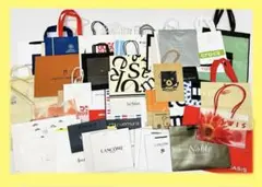 【すぐの発送】ショッパー　まとめ売り　紙袋ビニール袋不織布袋まとめ売り約150枚