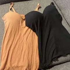 GU リブ編みブラトップ 2色セット S