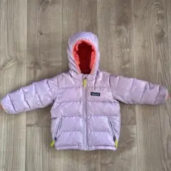 patagonia キッズダウン　パープル　紫