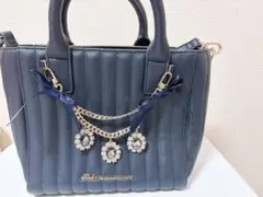 JILL by JILLSTUARTネイビー キルティング ショルダーバッグ