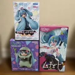 未開封】初音ミク フィギュア 3種3体セット - メルカリ