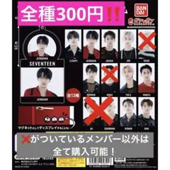 SEVENTEEN ガチャガチャ レコードマグネットチャーム