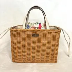 新品】kate spadeケイトスペード カゴバッグ アルマジロ - メルカリ
