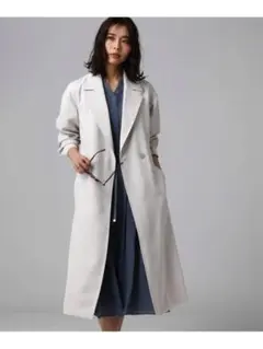 UNTITLED ドロップテーラーコート スプリングコート グレー M
