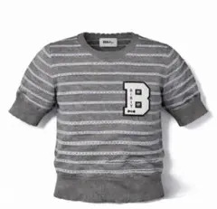 新品bibiy B. BORDER LOCK KNIT BIBIY. MADE | B. BORDER LOCK KNIT GREEN｜Bibiy.