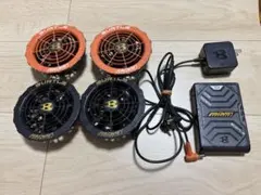 バートル12vAIRCRAFT空調服AC230ファンバッテリーフルセットサンエス