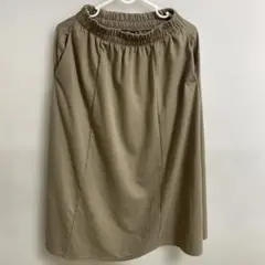 GU ロングスカート ブラウン S