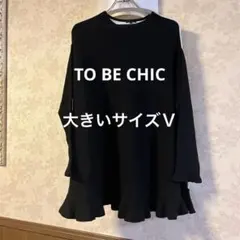 美品　大きいサイズⅤ トゥービーシック　ゆったりニットプルオーバー