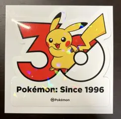 韓国 ポケモン 30周年ロゴ ステッカー ブラッキー - メルカリ