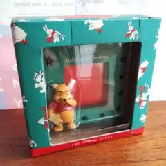 未使用 ヴィンテージ くまのプーさん フォトフレーム クリスマス オーナメント