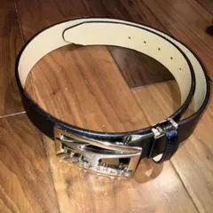 森*和様 黒 レザー ベルト ミズノのサムネイル