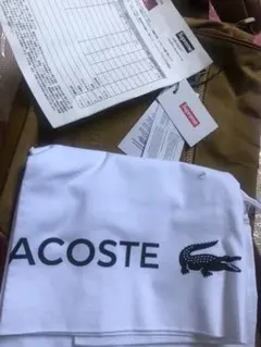 Supreme LACOSTE Small Messenger Bag Gold