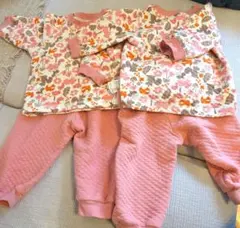 UNIQLO　キルトパジャマ　80サイズ　2個セット