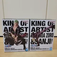 ONEPIECE KING OF ARTIST ゾロ & サンジ フィギュア