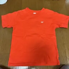 オレンジ アディダス Tシャツ