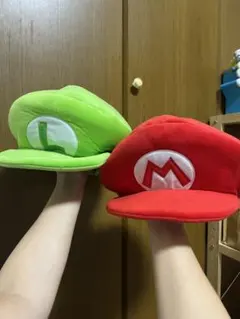 USJ マリオ ルイージ キャップ 2個セット - メルカリ