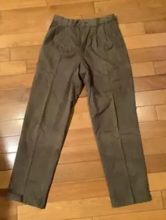 90s Eddie Bauer 茶色　チノパン ツータック