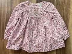 【極美品】Ralph Lauren 花柄 長袖ブラウス 12M 80cm