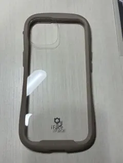 iPhone15ケース　iFace Reflection ベージュ ソフトケース