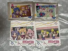 らき☆すた　らきすた　まねきねこ　クリアカード　コースター　こなた　集合