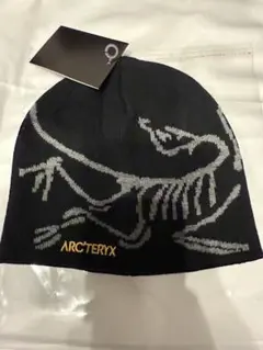 タグ付き！Arc'teryx ニット帽 ビーニー 当日発送 黒金