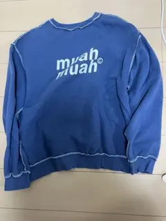 muahmuah 青 トレーナー Freeサイズのサムネイル