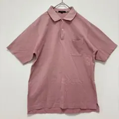 BURBERRY LONDON/バーバリーロンドン【L】ポロシャツ　ロゴ刺繍