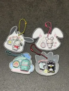 ポチャッコ・ウィッシュメリー・バッドばつ丸・ハンギョドン キーホルダーセット