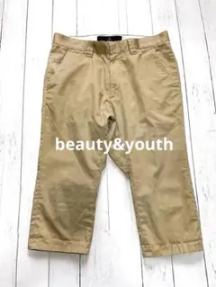 BEAUTY&YOUTH クロップドチノパンツ メンズ　ロールアップ　2wayのサムネイル