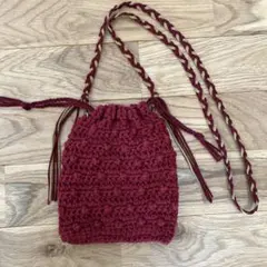 ハンドメイド　ポシェット　横17cm×縦20cm