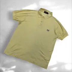 FRED PERRYフレッドペリー　半袖ポロシャツ イエロー L（D1