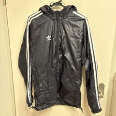 adidas ナイロンジャケット フード付き(リバーシブル)