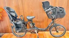電動パナソニック 前後チャイルドシート付き 整備品 直接引き取り葛西