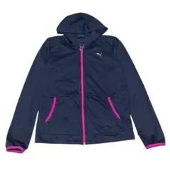 Puma フード付きジャケット ネイビー　ジャージ　Ｌ