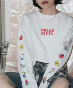 HELLO KITTY × forksy.オーバーサイズアソートプリントロンT