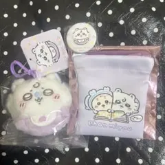 未使用モモンガ新品マスコットぬいぐるみキーホルダー巾着ちいかわBabyベビー缶バ