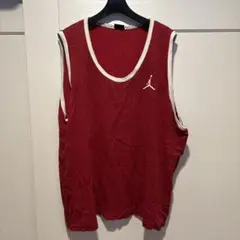 JORDAN エレファント柄 タンクトップ レッド XXLのサムネイル