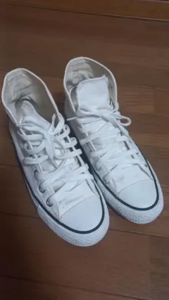 コンバース オールスター ハイカットスニーカー ホワイト23cmCONVERSE